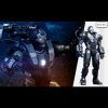 War Machine Die Cast-Iron Man 2 Movie Masterpiece 1/6