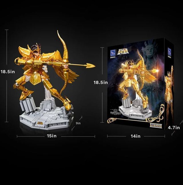 Sagittarius The gold 2 Sagittarius The gold archer set construccion