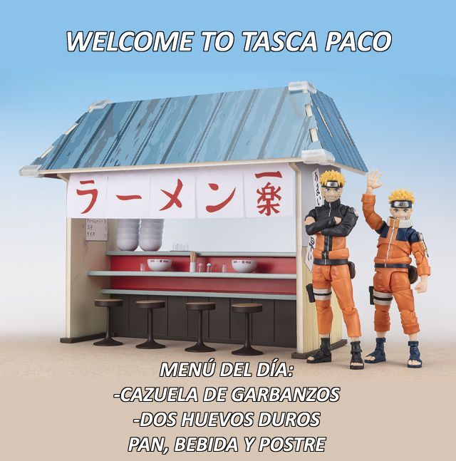 Ichiraku ramen set Naruto Shippuden SHFiguarts