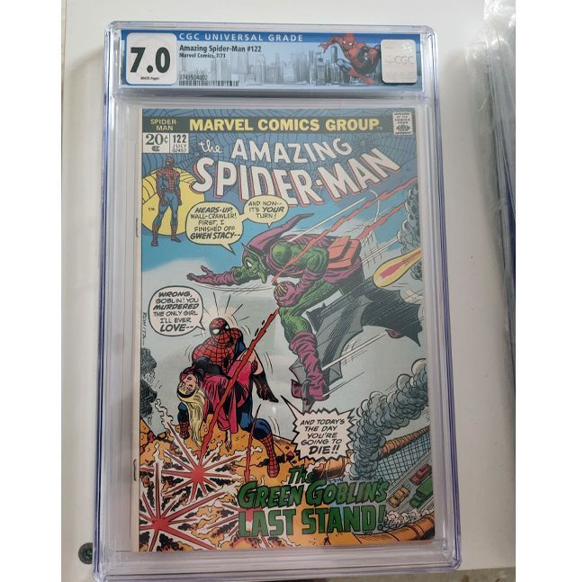 Amazing Spiderman #122 (JUL´73) CGC 7,0 White pages