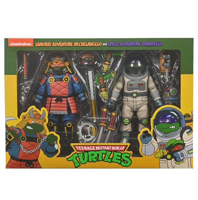 Pack Samurai Michelangelo y space adventure Donatello