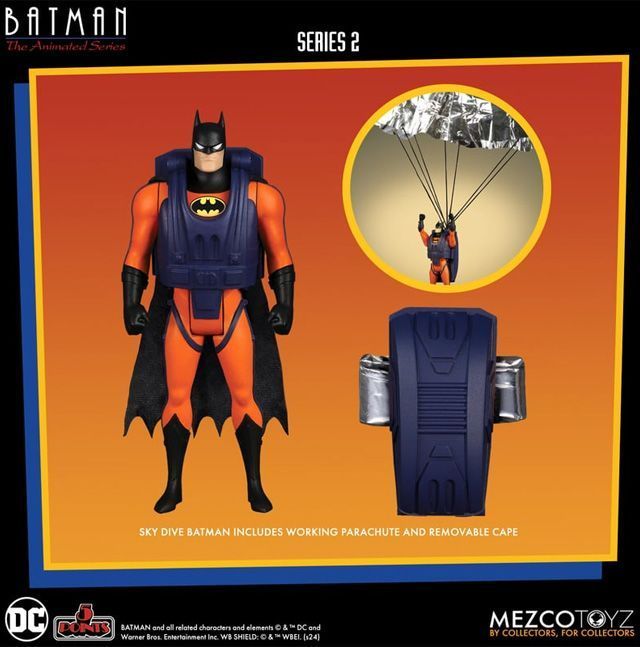 Sky Dive Batman Mezco Batman TAS