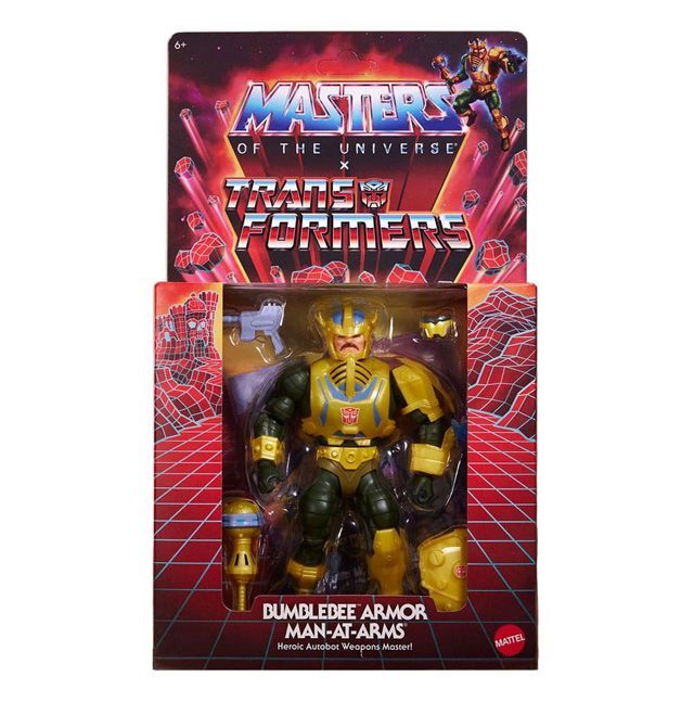 Bumblebee Armor Man-At-Arms MOTUxTransformers