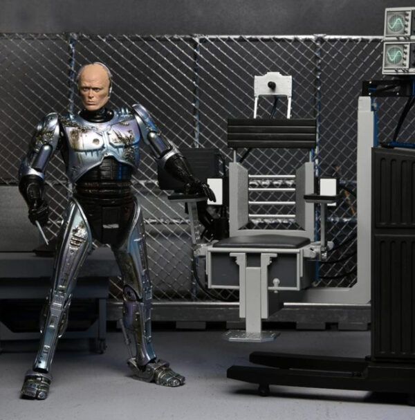 Battle damaged Robocop