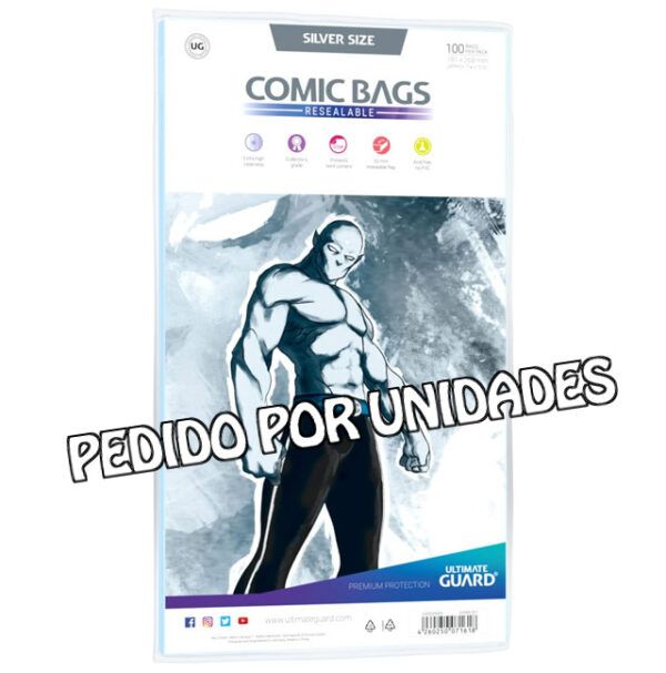 Bolsas de comics Silver Size (con cierre reutilizable)