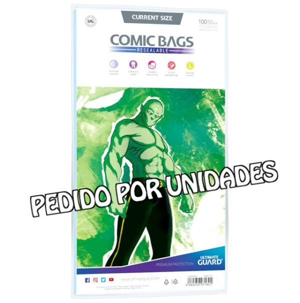 Bolsas de comics current size (con cierre reutilizable)