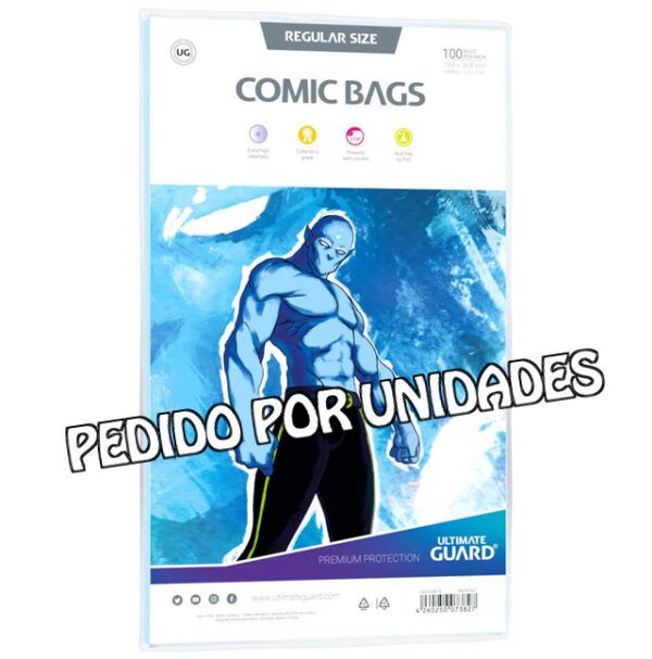 Bolsas de comics regular size (con cierre reutilizable)