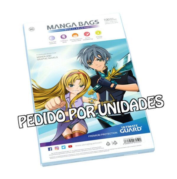 Manga bags (con cierre reutilizable)