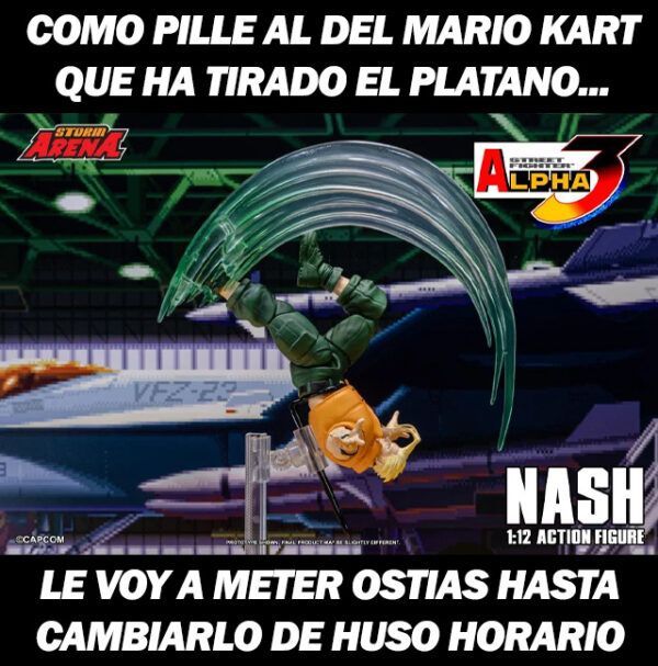 Charlie Nash 1/12 Street Fighter Alpha 3 Storm Arena