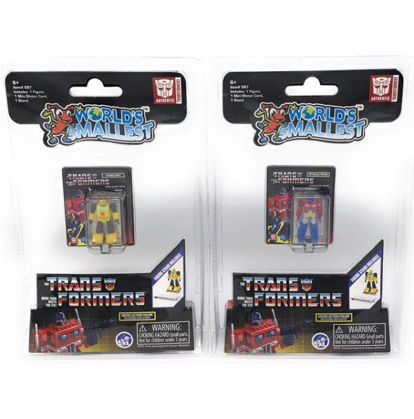 Pack de 2 figuras Transformers world´s smallest
