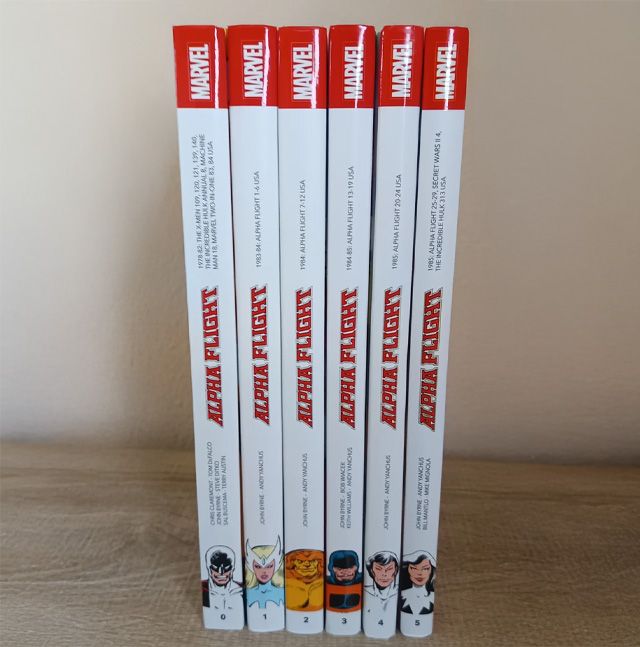 Biblioteca marvel Alpha Flight 0 al 5(completo)