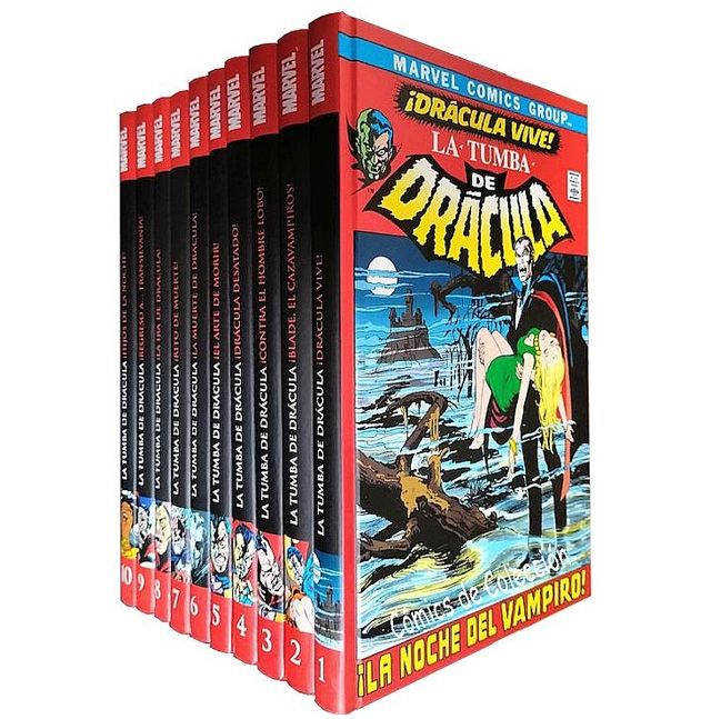 Biblioteca marvel Dracula 1 al 10(completo)