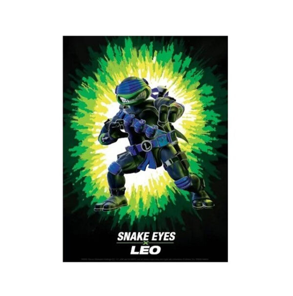 Leonardo x Snake Eyes TMNT x G.I. Joe Crossover