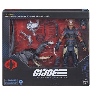 Professor Rottclaw & Cobra Deinonychus pack GI Joe Classified