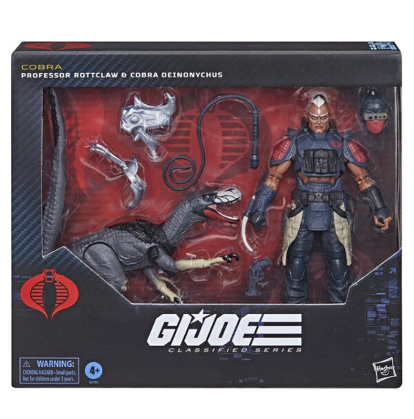 Professor Rottclaw & Cobra Deinonychus pack GI Joe Classified