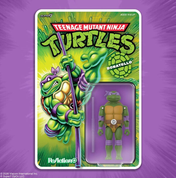 Donatello Reaction+ Super7