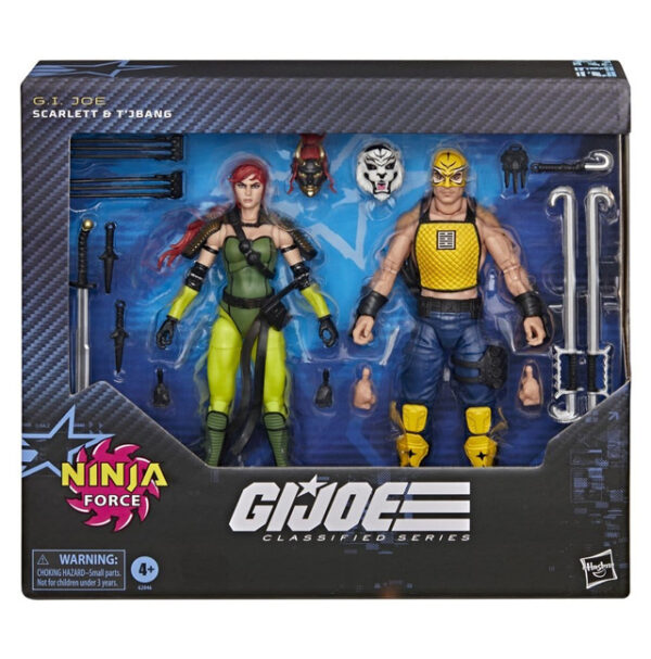 Pack Scarlett & T'Jbang Ninja Force GI Joe Classified