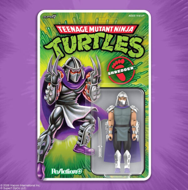Shredder Reaction+ Super7