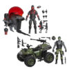 Snake Eyes Varmint ATV vs. Stealth Viper Cobra Stealth Flight Pod GI Joe Classified