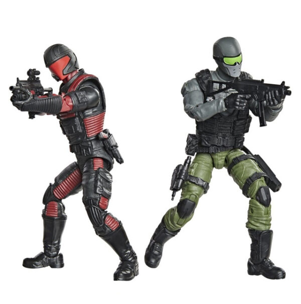 Snake Eyes Varmint ATV vs. Stealth Viper Cobra Stealth Flight Pod GI Joe Classified