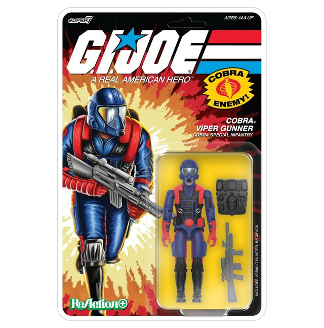 Cobra Viper Gunner GI Joe ReAction+