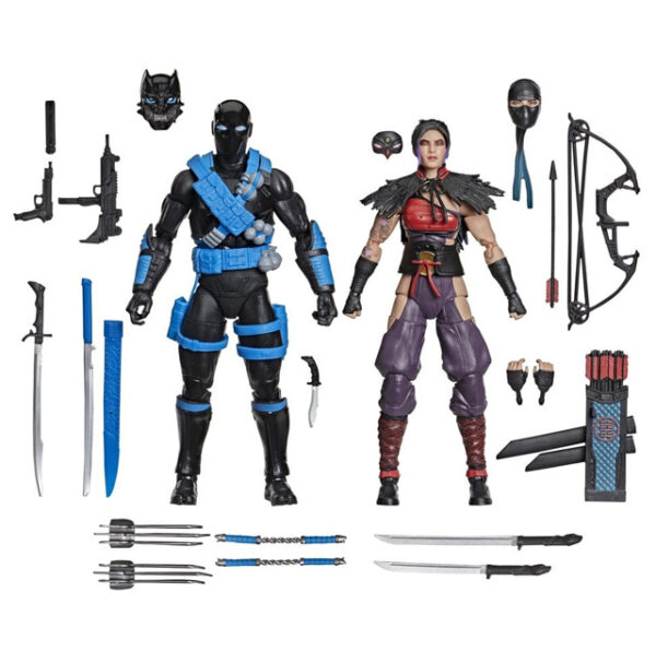 Pack Snake Eyes 2 Pack Snake Eyes y Kim "Jinx" Arashikage Ninja Force GIJoe classified