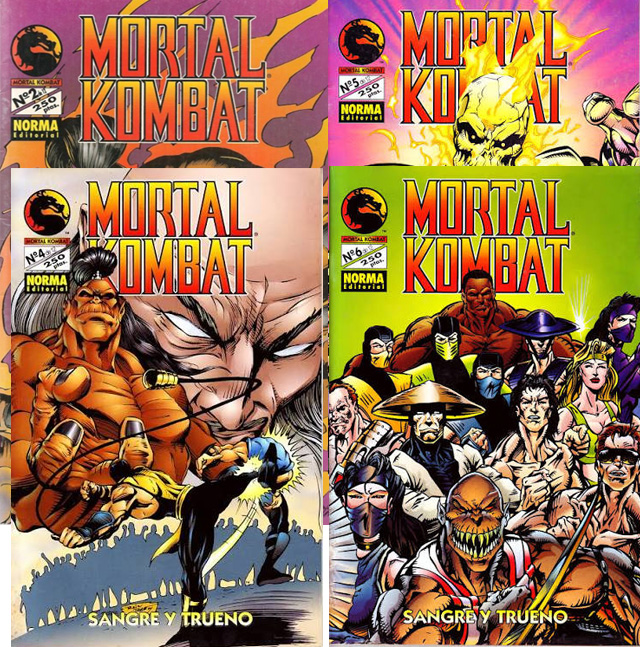 Mortal Kombat Sangre y Trueno (#2,#4,#5 y #6) Norma